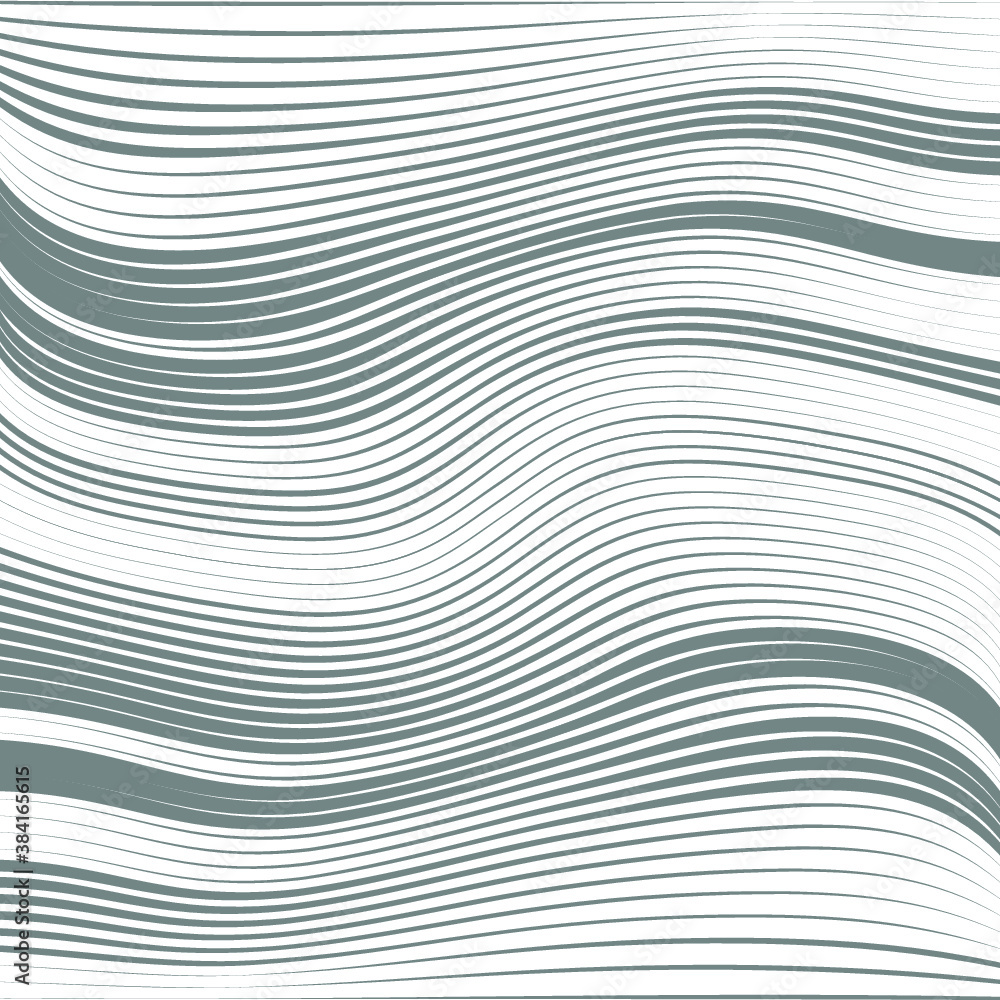 Abstract warped Diagonal Striped Background . Vector curved twisted slanting, waved lines texture Abstract warped Diagonal Striped Background . Vector curved twisted slanting, waved lines texture