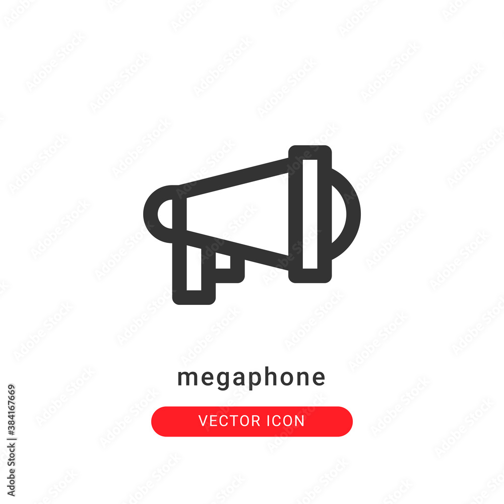 megaphone icon vector illustration. megaphone icon outline design. megaphone icon vector illustration. megaphone icon outline design.