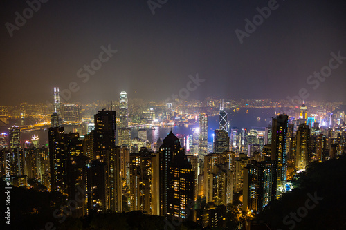 香港 ヴィクトリア・ピークからの夜景 