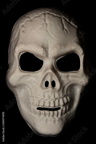 Maschera da scheletro per Halloween. photo