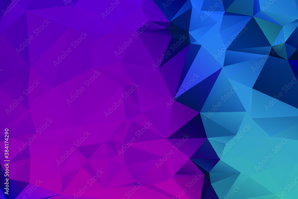 Abstract Color Polygon Background Design, Abstract Geometric Origami Style With Gradient. Presentation,Website, Backdrop, Cover,Banner,Pattern Template