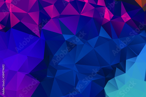 Abstract Color Polygon Background Design, Abstract Geometric Origami Style With Gradient. Presentation,Website, Backdrop, Cover,Banner,Pattern Template