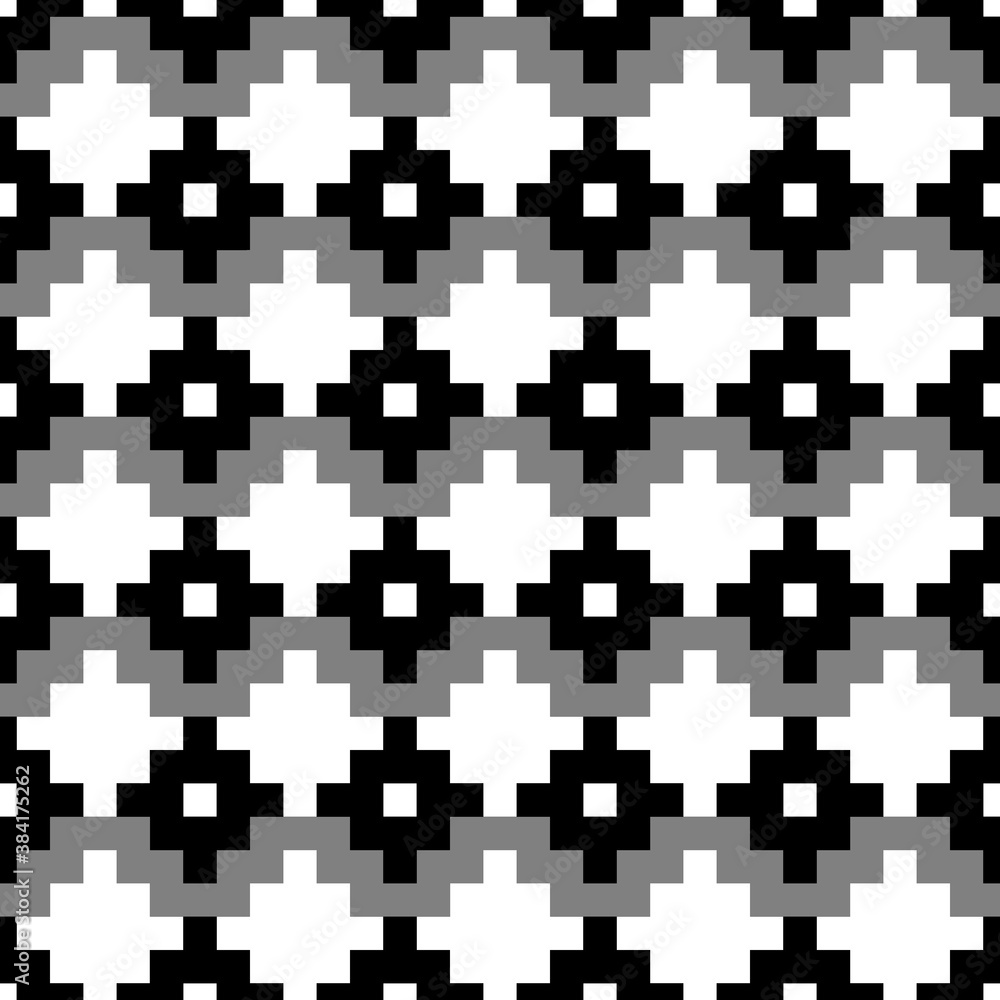 Seamless pattern with Inca crosses ornament. Ethnic embroidery background. Tribal wallpaper. Ethnical folk image. Tribe motif. Ancient mosaic. Digital paper for web design, textile print. Vector art. Seamless pattern with Inca crosses ornament. Ethnic embroidery background. Tribal wallpaper. Ethnical folk image. Tribe motif. Ancient mosaic. Digital paper for web design, textile print. Vector art.