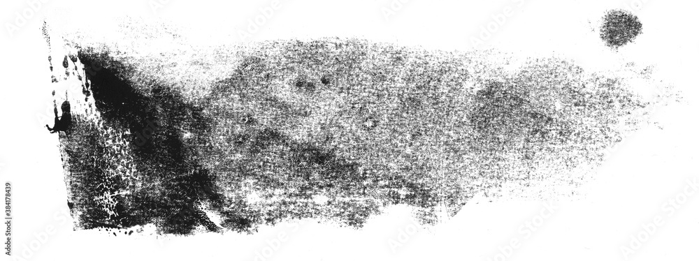 Фотография Grey handprinted grunge background texture monoprint