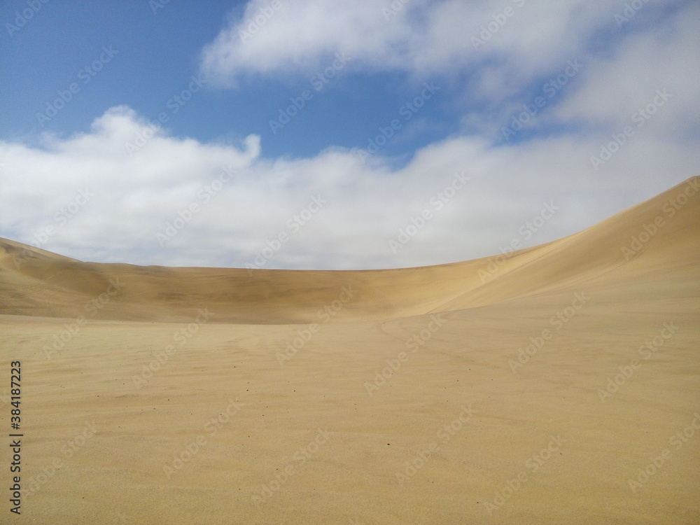 sand dunes and sky