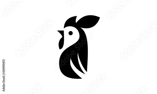 chicken head logo icon
