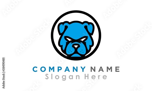 dog logo icon elegant