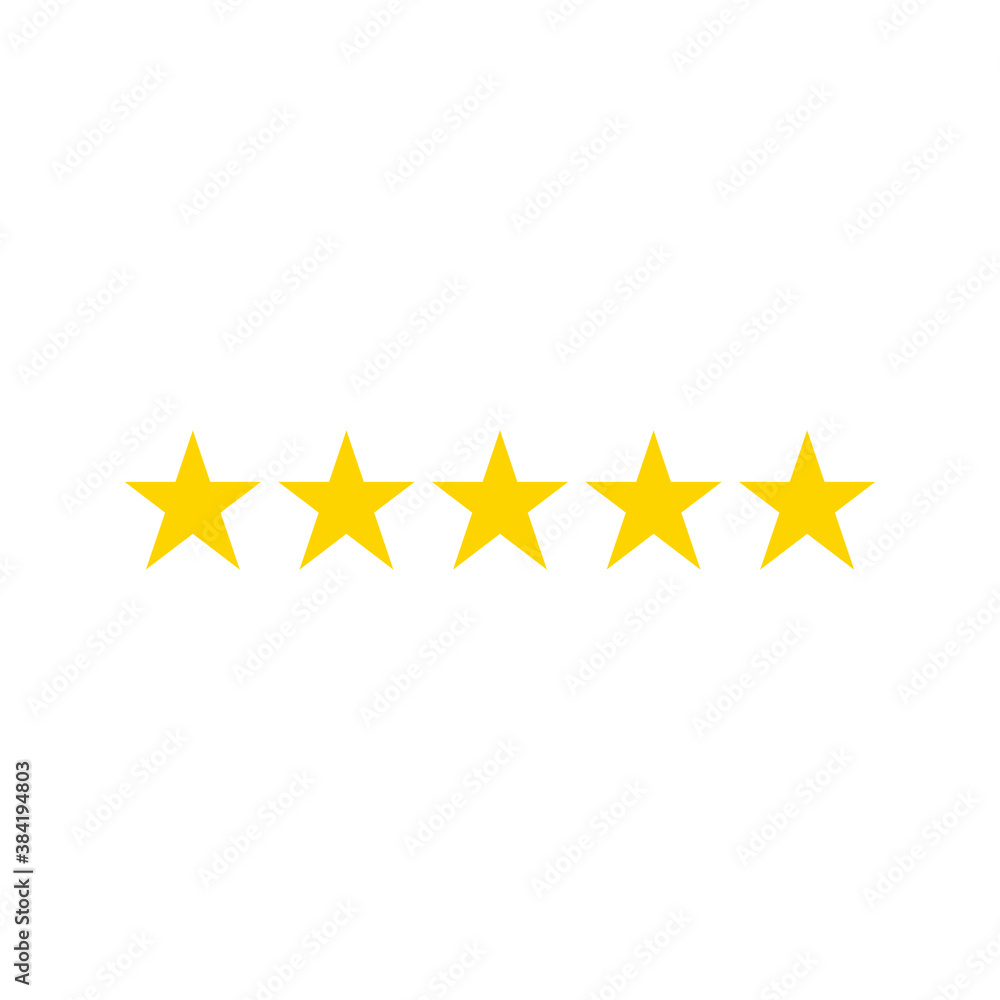Stars rating icon set. Set of Gold star icons isolated on a blank background. eps 10 Stars rating icon set. Set of Gold star icons isolated on a blank background. eps 10