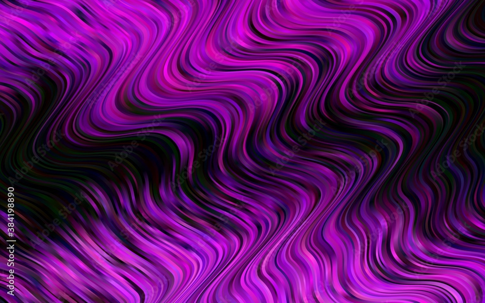 Light Purple vector pattern with lines, ovals. Light Purple vector pattern with lines, ovals.