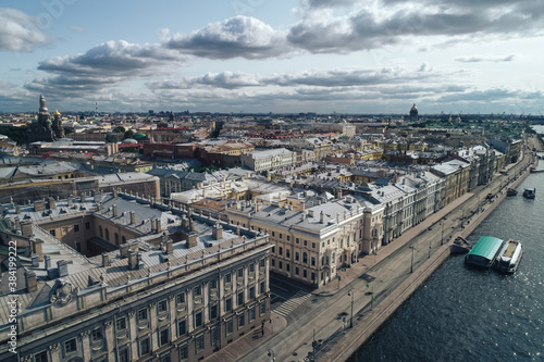 Aerial Townscape of Saint Petersburg City. Central  District © K-VV