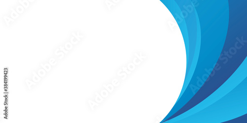 Abstract simple minimal blue wave curve presentation background with corporate concept