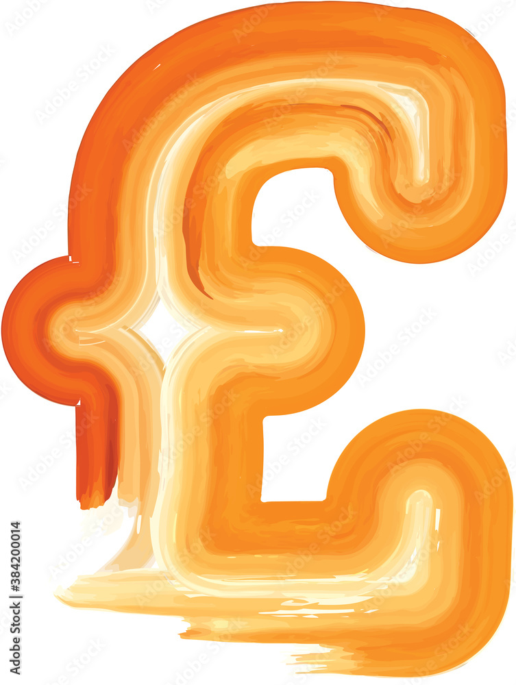 Abstract Oil Paint Symbol Illustration Abstract Oil Paint Symbol Illustration