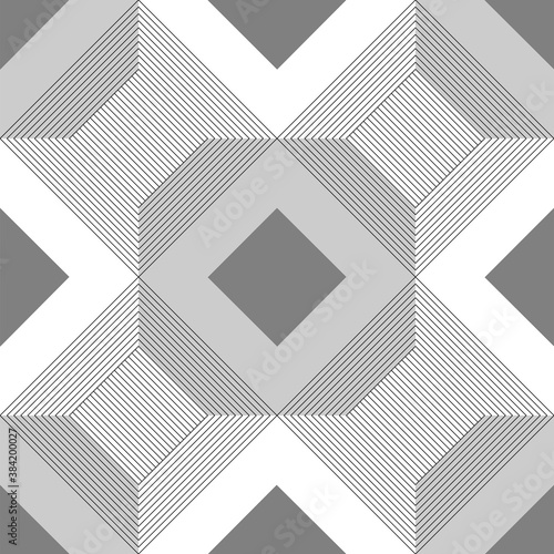 Seamless geometrical pattern. Vector endless background.