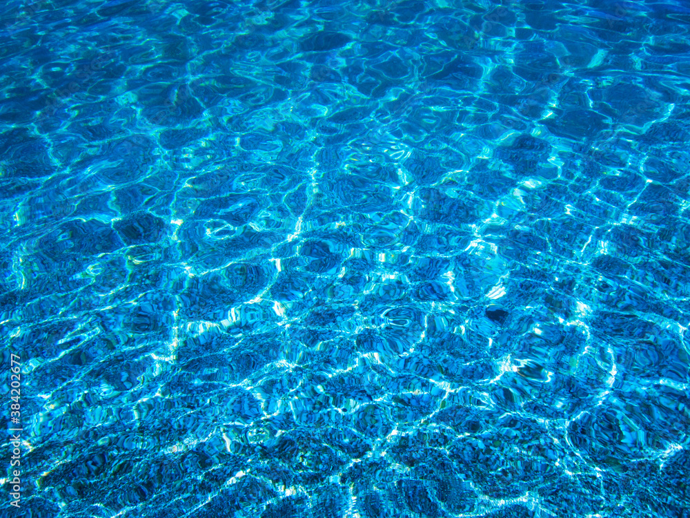 
Blue sea water.