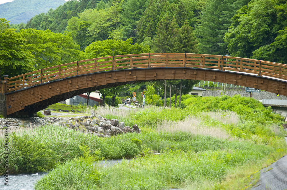 Fototapeta premium 木曽の大橋
