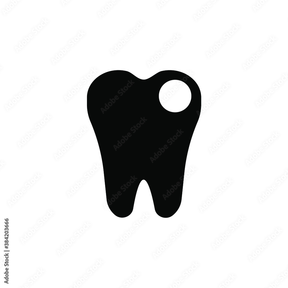 Tooth Icon. Isolated against a white background. eps 10 Tooth Icon. Isolated against a white background. eps 10