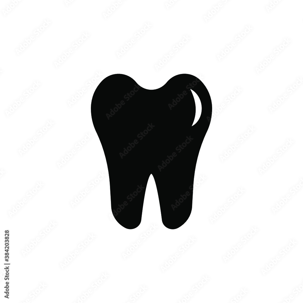 Tooth Icon. Isolated against a white background. eps 10 Tooth Icon. Isolated against a white background. eps 10