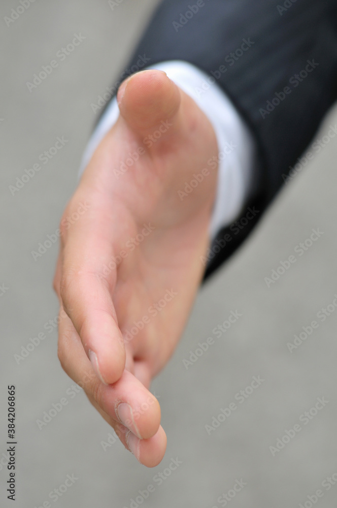 Fototapeta premium ビジネスマンの手