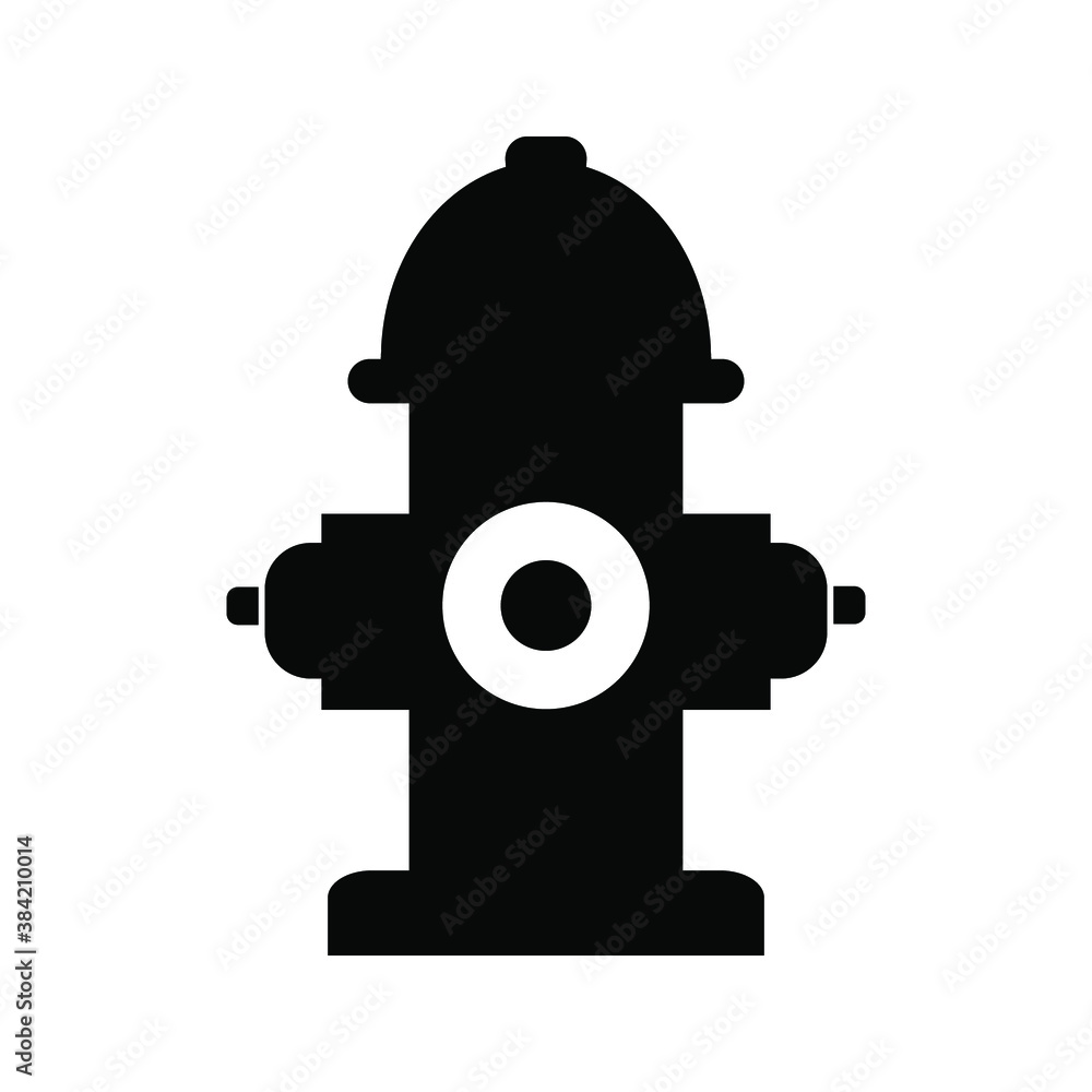 Fire hydrant icon. Black, minimalist icon isolated on white background. Fire hydrant simple silhouette. Web site page and mobile app design vector element. eps 10 Fire hydrant icon. Black, minimalist icon isolated on white background. Fire hydrant simple silhouette. Web site page and mobile app design vector element. eps 10