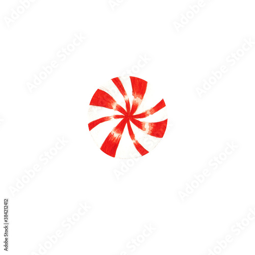 Free Download Watercolor red lollipop illustration isolated on white background. Halloween candy, Christmas sweets - GFXLoad