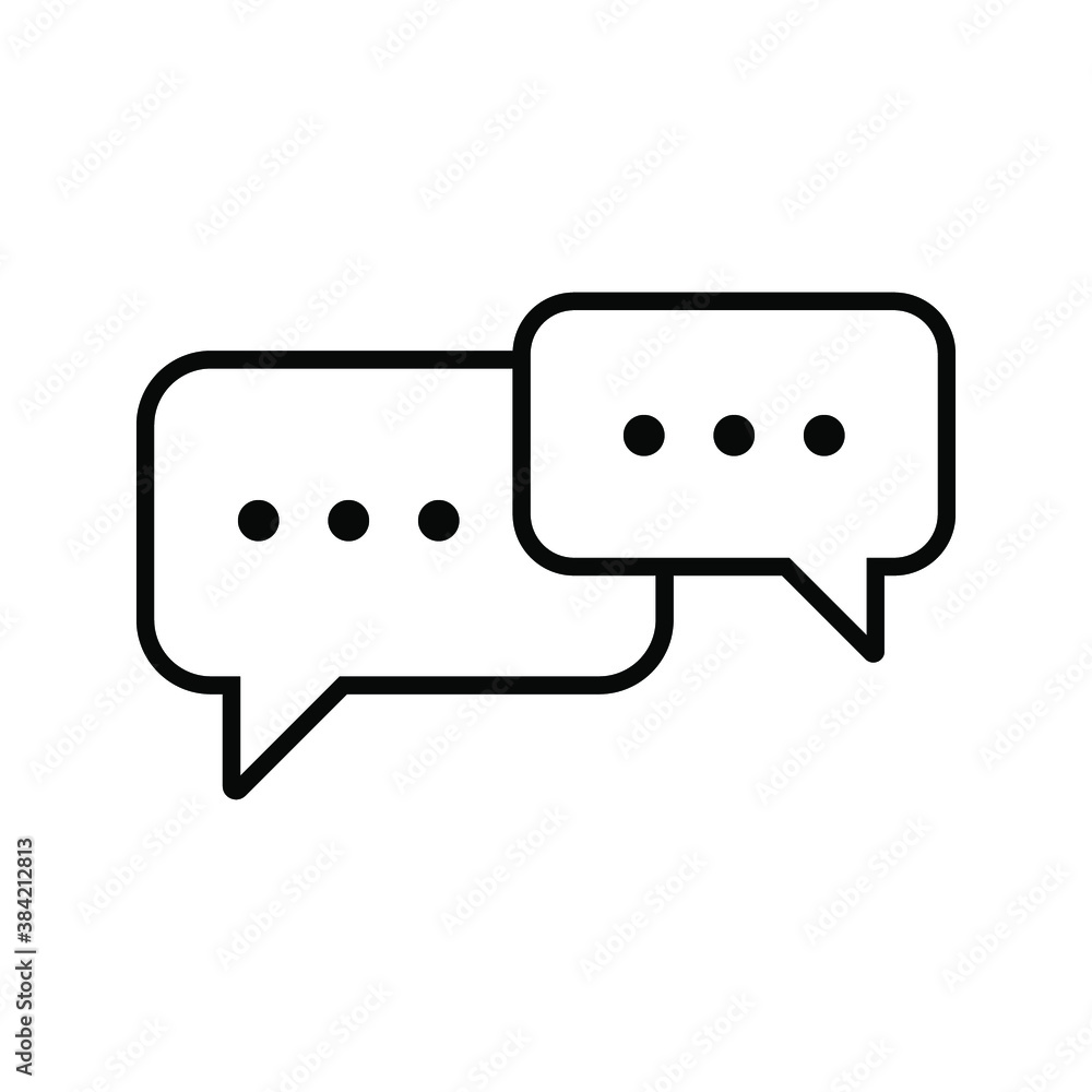 Talk bubble speech icon. Blank empty bubbles vector design elements. Chat on line symbol template. vector illustration. Talk bubble speech icon. Blank empty bubbles vector design elements. Chat on line symbol template. vector illustration.
