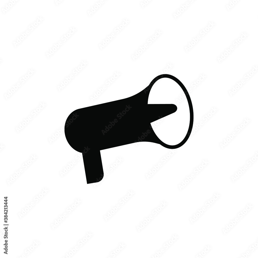 megaphone icon with a white background, eps 10 megaphone icon with a white background, eps 10