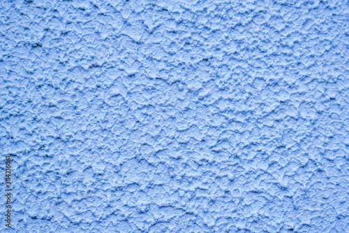 Cement Plaster .Structure of blue coloured cement plaster.