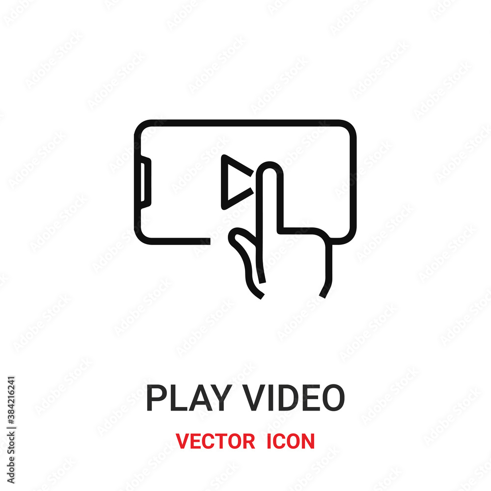 Play video vector icon . Modern, simple flat vector illustration for website or mobile app.Play video symbol, logo illustration. Pixel perfect vector graphics Play video vector icon . Modern, simple flat vector illustration for website or mobile app.Play video symbol, logo illustration. Pixel perfect vector graphics