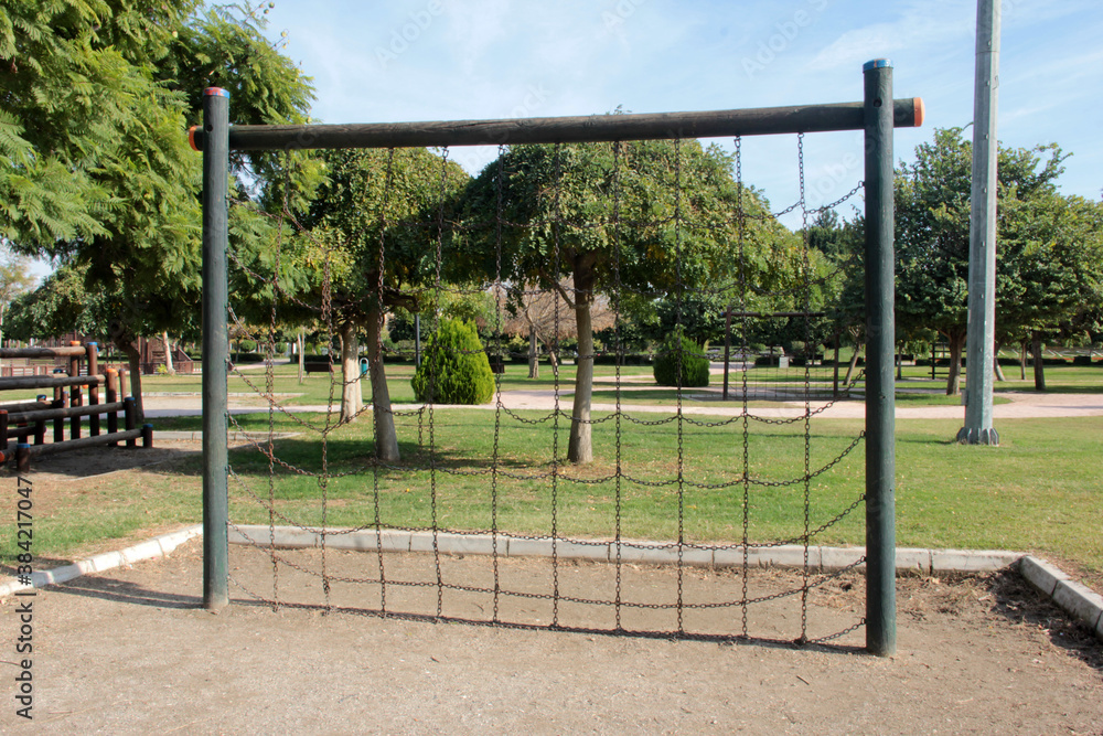 children's playground in the park children's playground in the park