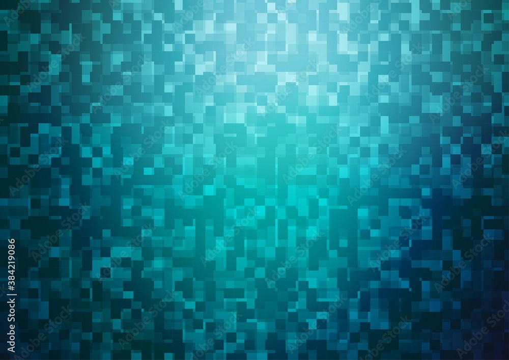 Light BLUE vector texture in rectangular style. Light BLUE vector texture in rectangular style.