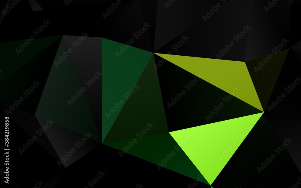 Dark Blue, Yellow vector triangle mosaic cover. Dark Blue, Yellow vector triangle mosaic cover.