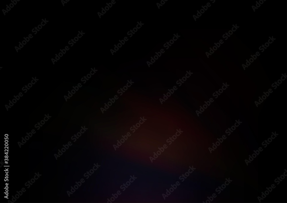 Dark Black vector blur pattern. Dark Black vector blur pattern.