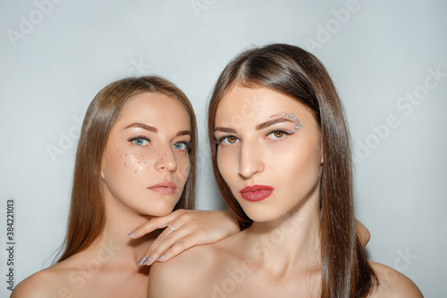 portrait of two women