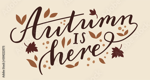 autumn is here