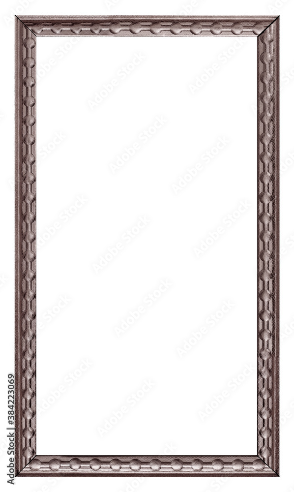 Silver frame for paintings, mirrors or photo isolated on white background Silver frame for paintings, mirrors or photo isolated on white background