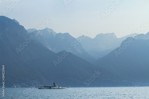 Geneva lake panorama, Switzerland