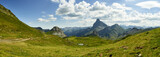 panoramic view landscape of the pyrenees in summer 8