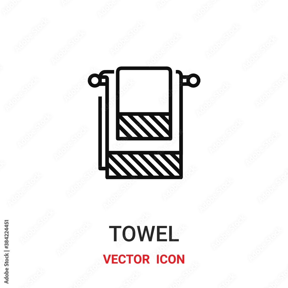 towels icon vector symbol. towels symbol icon vector for your design. Modern outline icon for your website and mobile app design. towels icon vector symbol. towels symbol icon vector for your design. Modern outline icon for your website and mobile app design.
