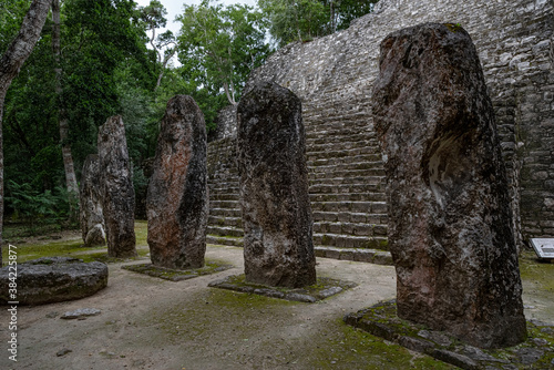 Calakmul (Kalakmul ) is a Maya archaeological site in the Mexican state of Campeche photo