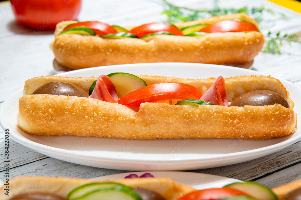 Nutritious Sandwich is a famous food stall in Keelung, Taiwan Nutritious Sandwich is a famous food stall in Keelung, Taiwan