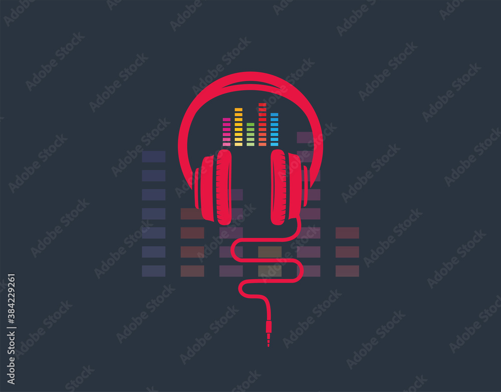 Music headphone design Music headphone design