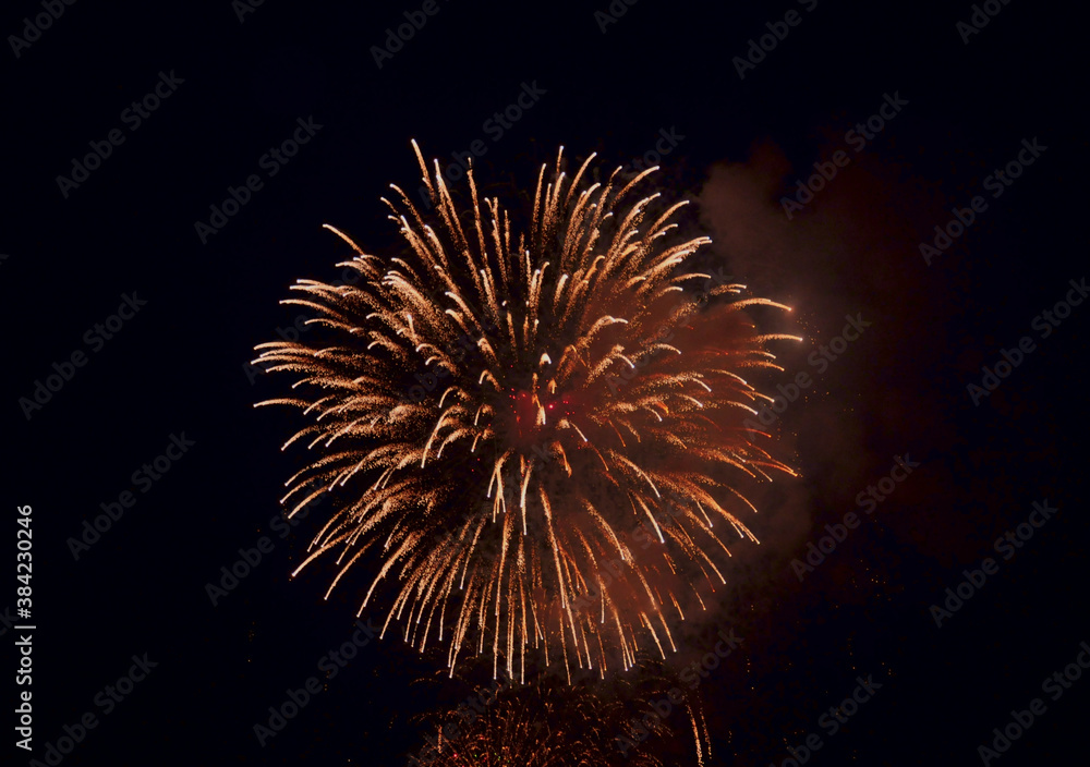 Fototapeta premium fireworks in the night sky