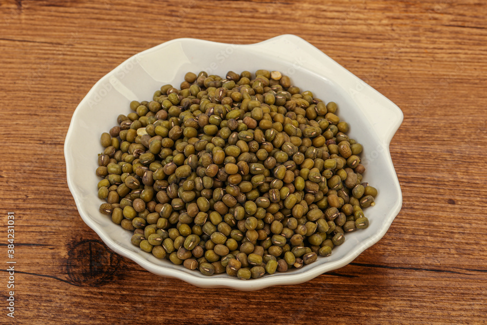 Vegetarian cuisine - dry green lentil Vegetarian cuisine - dry green lentil