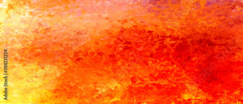 黄色と赤のペイント背景イメージ