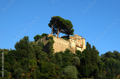 Beautiful castle near Portofino, Italy