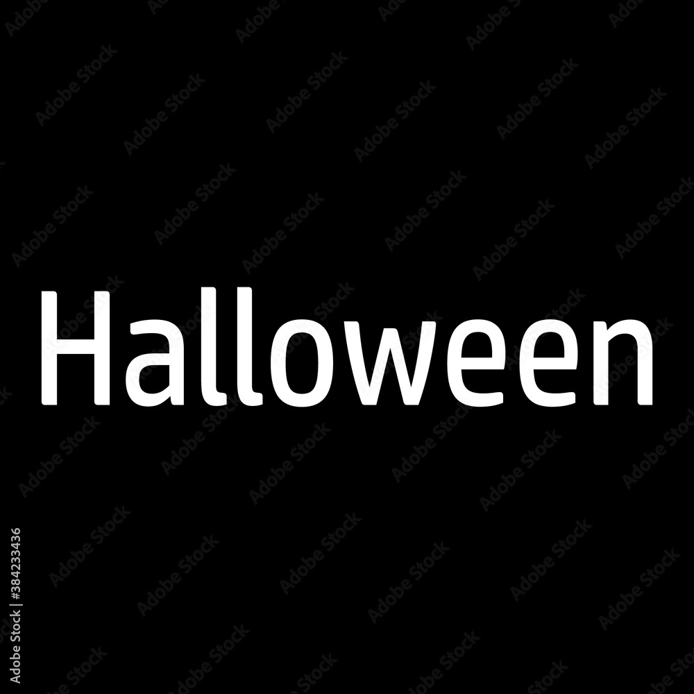 Halloween typography editable vector design Halloween typography editable vector design
