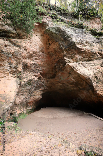 The Gutman Cave, Gauja Nationalpark in Latvia, baltic states, Europe