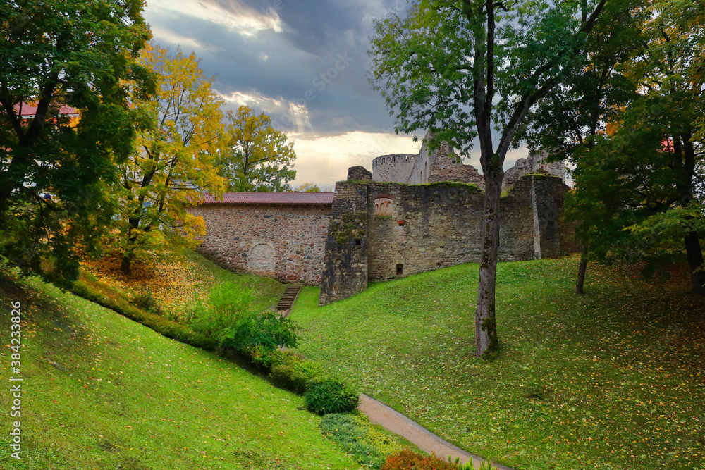 The City of Cesis, Latvia, Baltic States, Europe The City of Cesis, Latvia, Baltic States, Europe