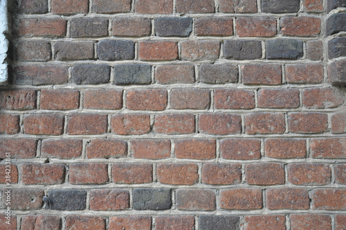 red brick wall