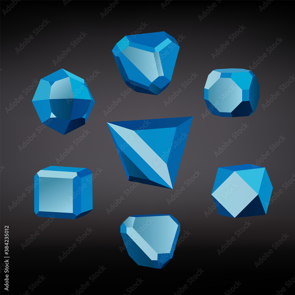 Blue gems